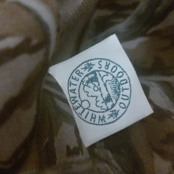 Vtg Whitewater Outdoors Camo Hunting Hat w/ Strap Made in USA - Picture 7 of 8